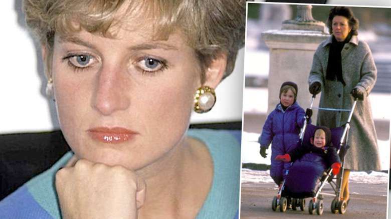 Księżna Diana, niania księcia Williama