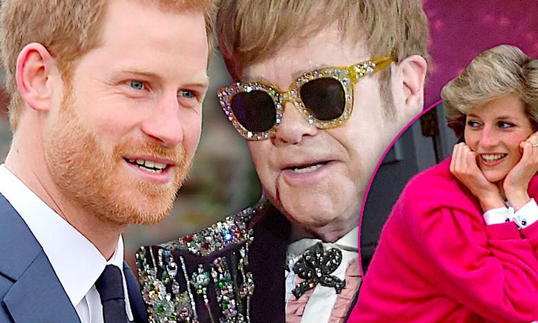 Książę Harry, księżna Diana, ślub, Elton John