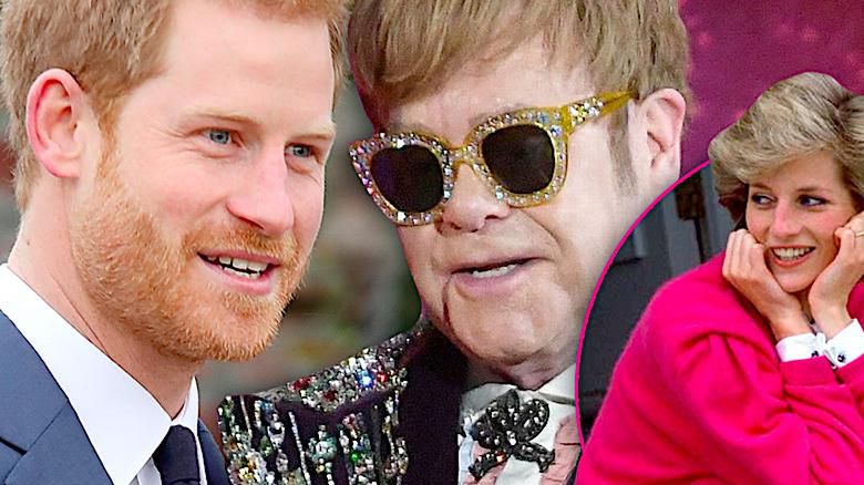 Książę Harry, księżna Diana, ślub, Elton John