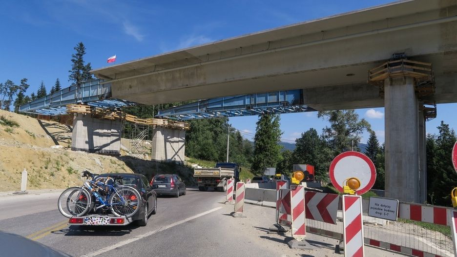 Zakopianka. Prawa nitka tunelu została "przebita"