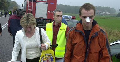 Stan zdrowia ofiar płonącego autokaru