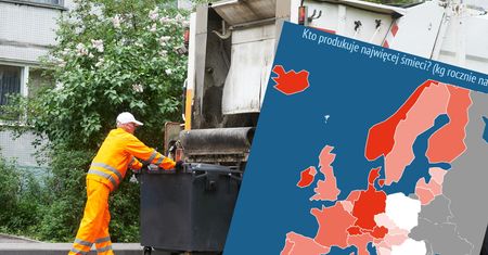 Mapa śmieciarzy. Polacy drugim najmniej śmiecącym narodem w Europie