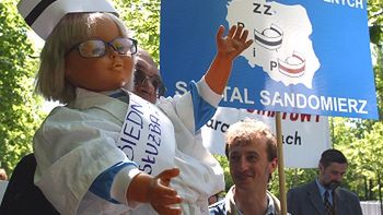 Protest pracowników szpitali