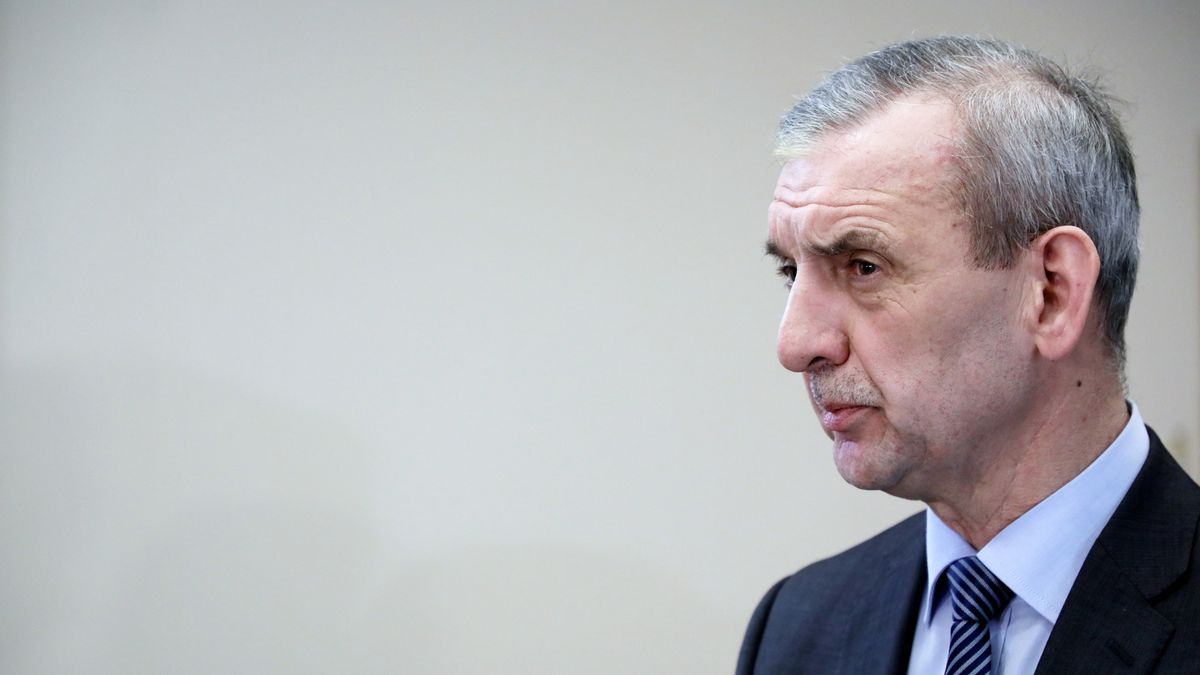Strajk nauczycieli. Na zdj. Sławomir Broniarz, szef ZNP