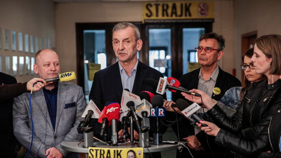 Sławomir Broniarz przekłada włoski strajk nauczycieli