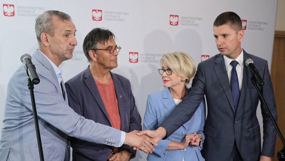 Kierownictwo ZNP i Ministerstwa Edukacji