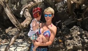 Dorota Gardias na rajskich wakacjach z córeczką!