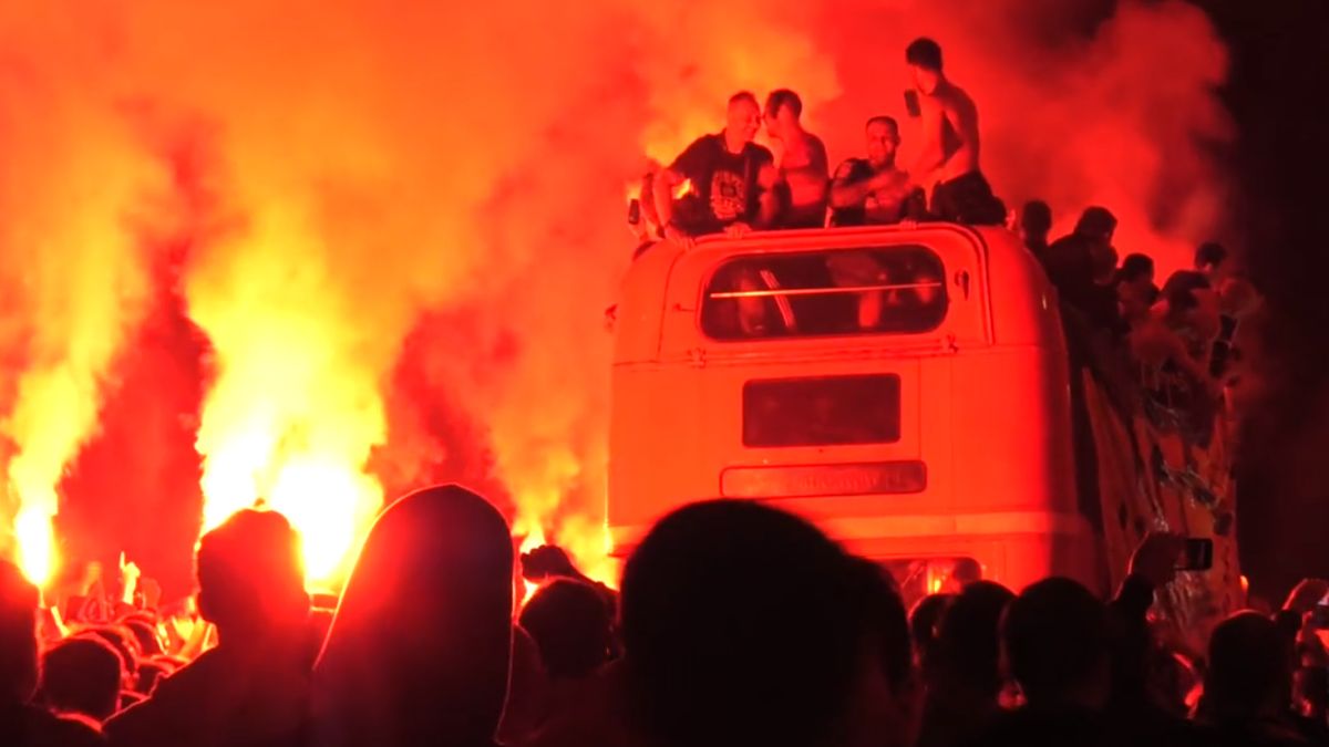 Mieszkańcy Gliwic fetują mistrzostwo w piłce nożnej.