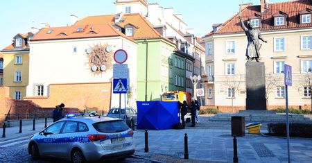 Warszawa. Śmierć na Starym Mieście, na miejsce wezwano policję