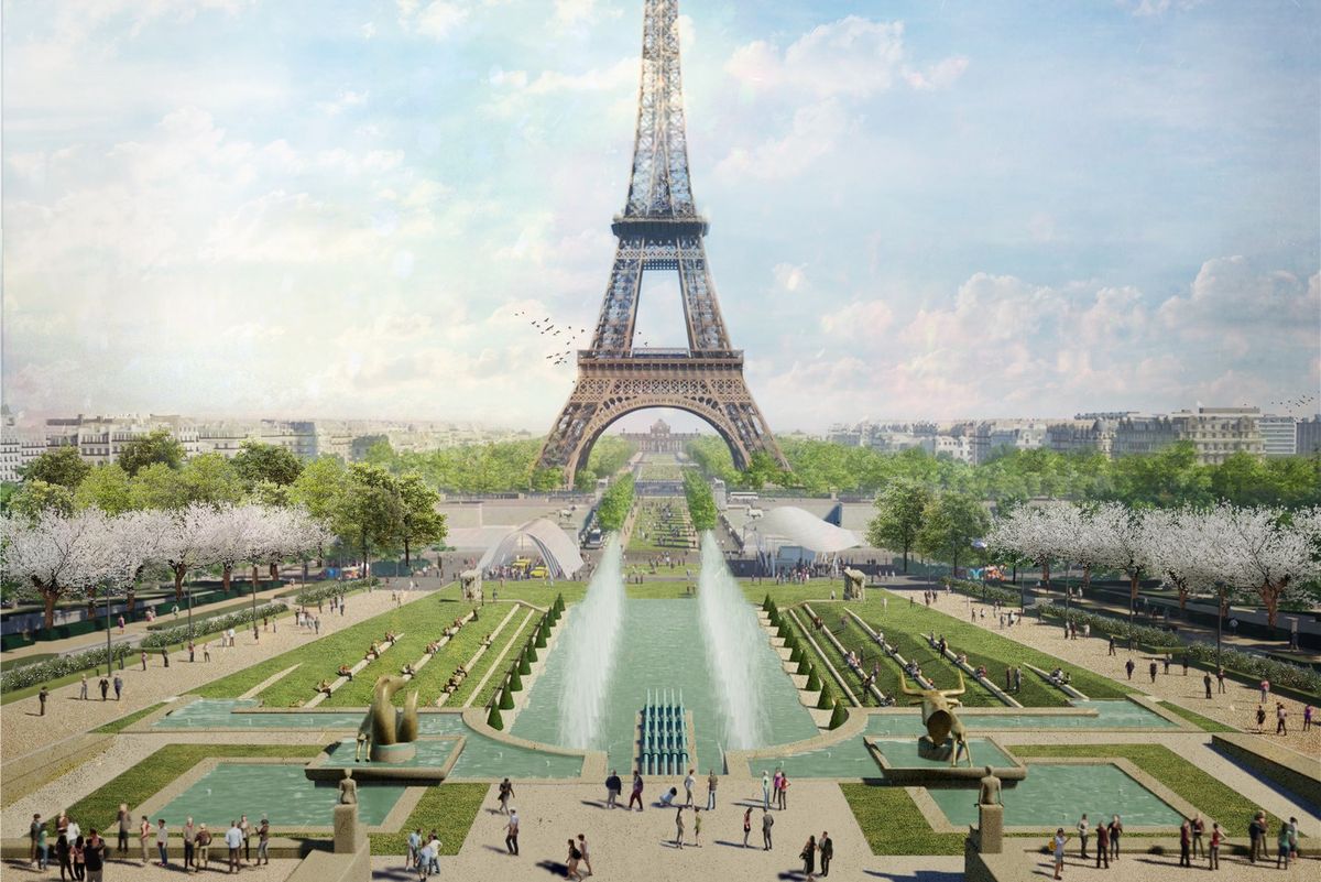 Centrum Paryża ma ulec zmianie. Najbardziej zmieni się okolica Wieży Eiffla