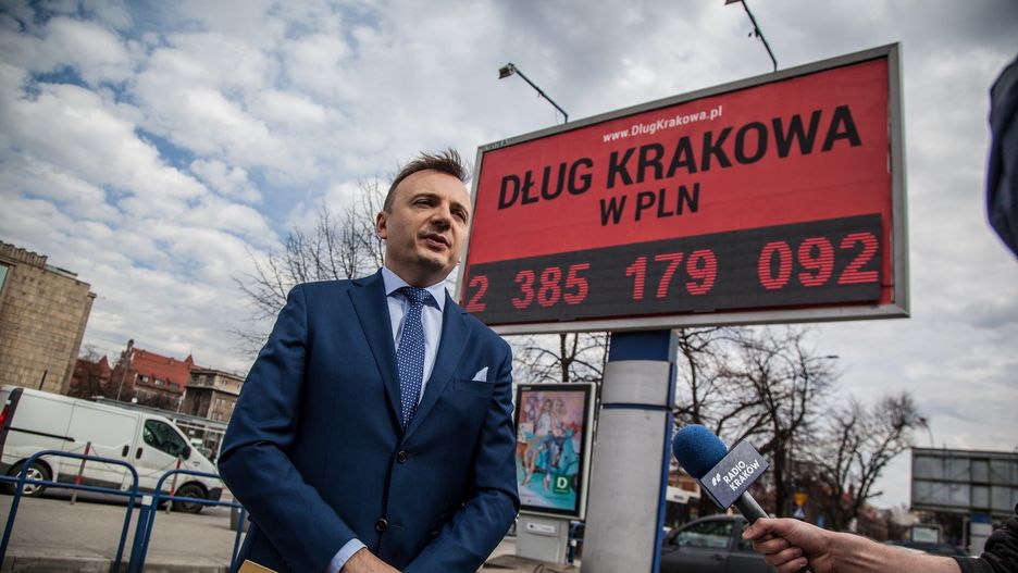 Łukasz Gibała startuje pod hasłem: Trzecia droga, Kraków dla mieszkańców"