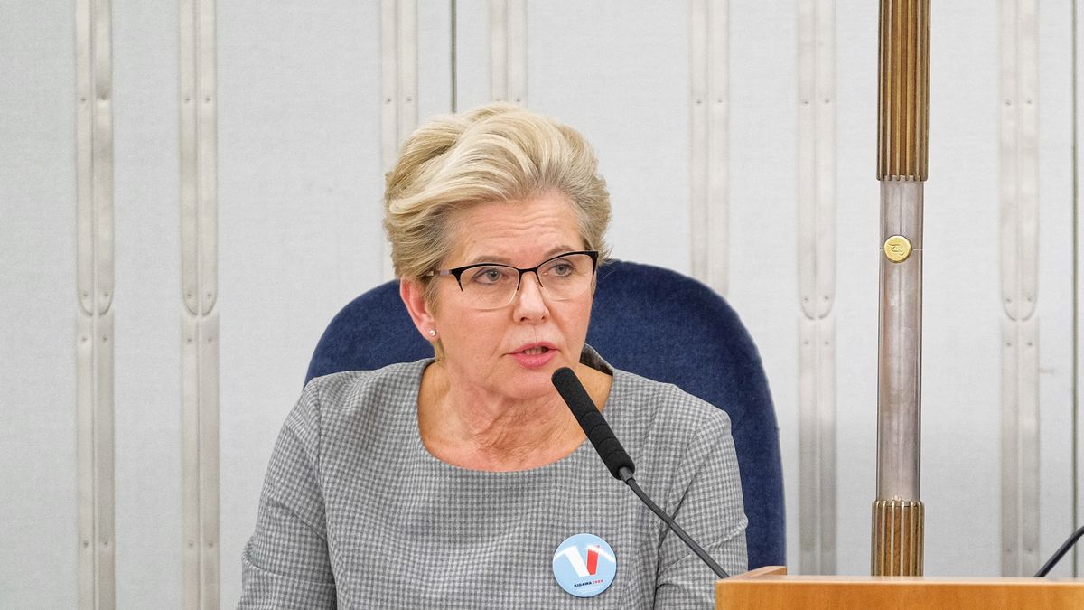 Senator Małecka-Libera, sprawozdawca specustawy koronawirusowej w Senacie