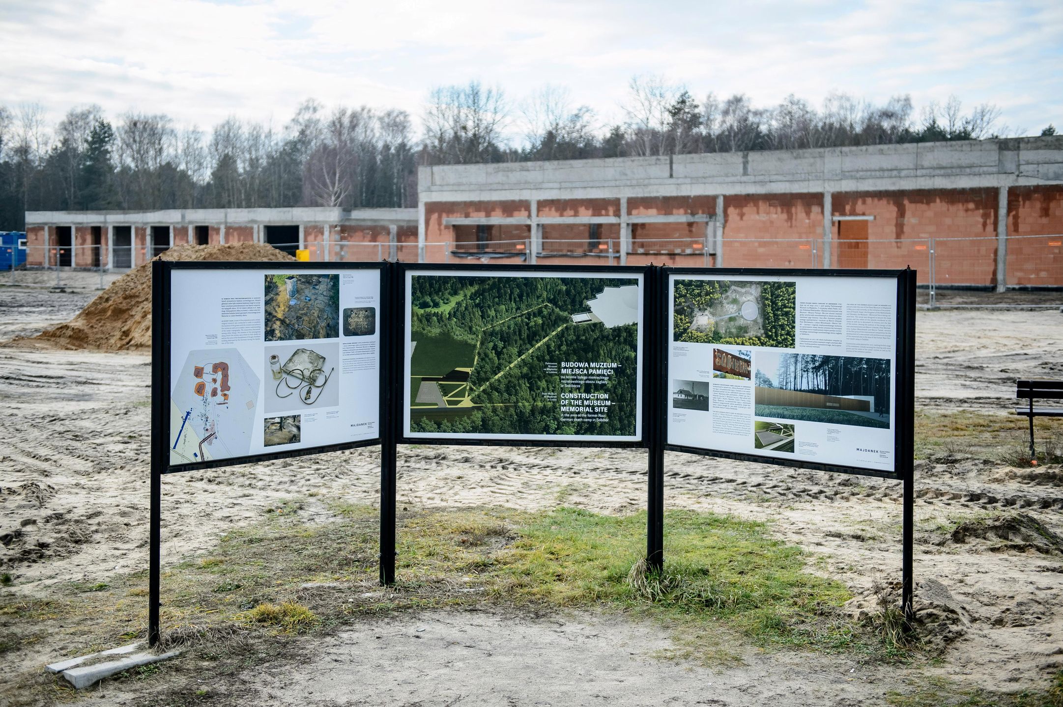 Zakończenie pierwszego etapu budowy muzeum w Sobiborze 