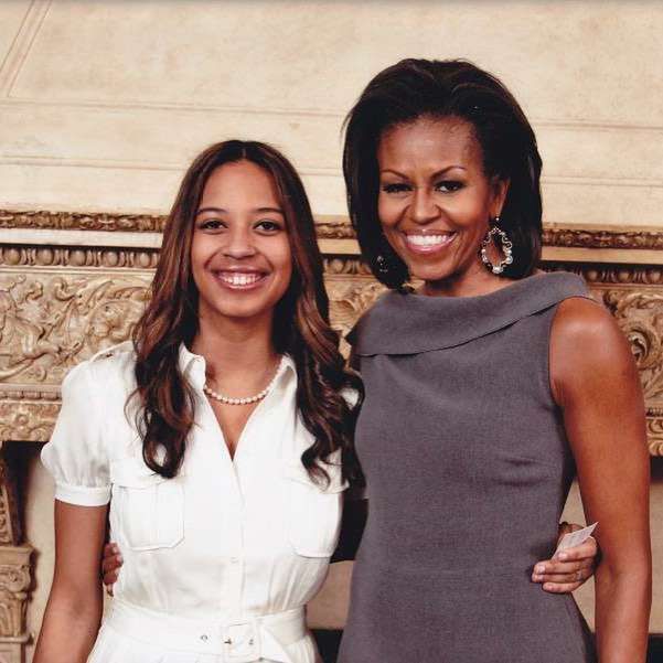 Lyric McHenry i Michelle Obama