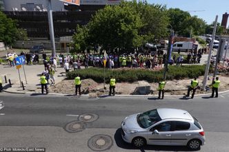 Protest górników w Warszawie. Żądają dymisji ministra energii