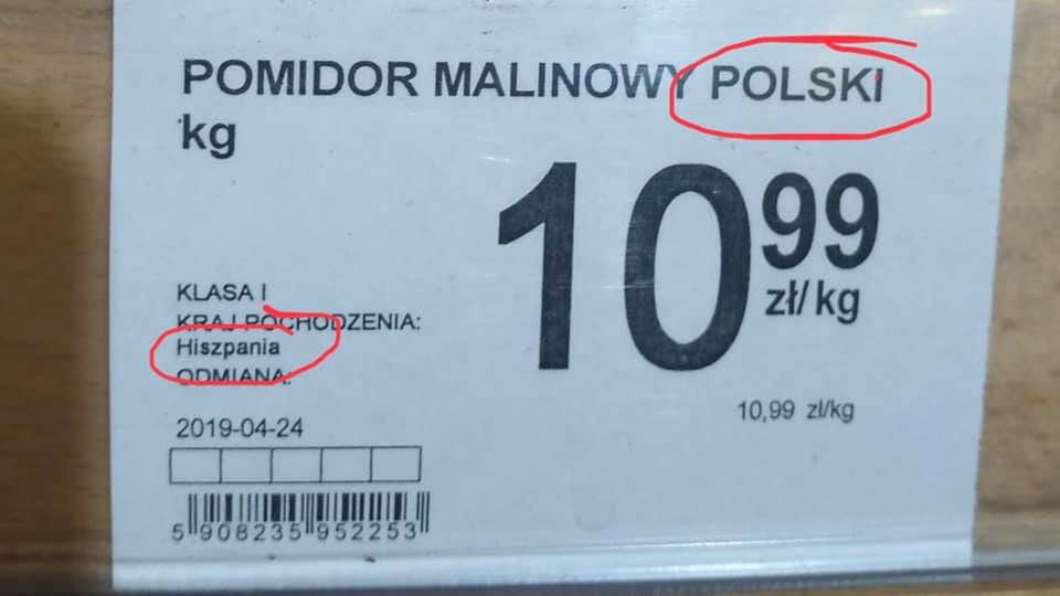 "Hiszpańskie" pomidory z Polski. Rolnicy są zaskoczeni reakcją sieci