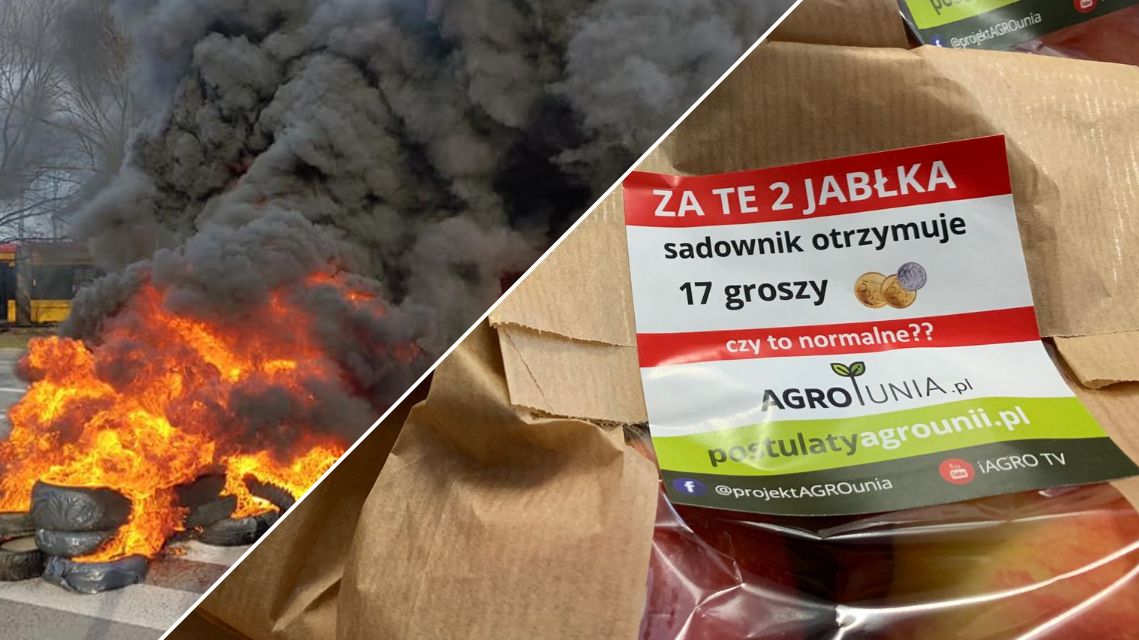 Tym razem rolnicy nie będą palić opon. Postawią na rozdawanie jabłek i akcję informacyjną