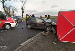 Tragiczny wypadek na DK36 koło Rawicza. Nie żyje mężczyzna