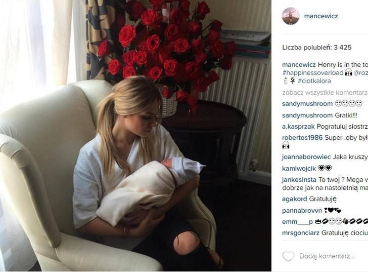 Laura Mancewicz pokazała zdjęcie syna Rozalii Mancewicz