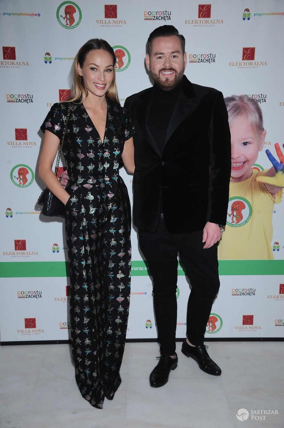 Weronika Książkiewicz i Tomasz Olejniczak - urodziny fundacji Wiewiórki Julii
