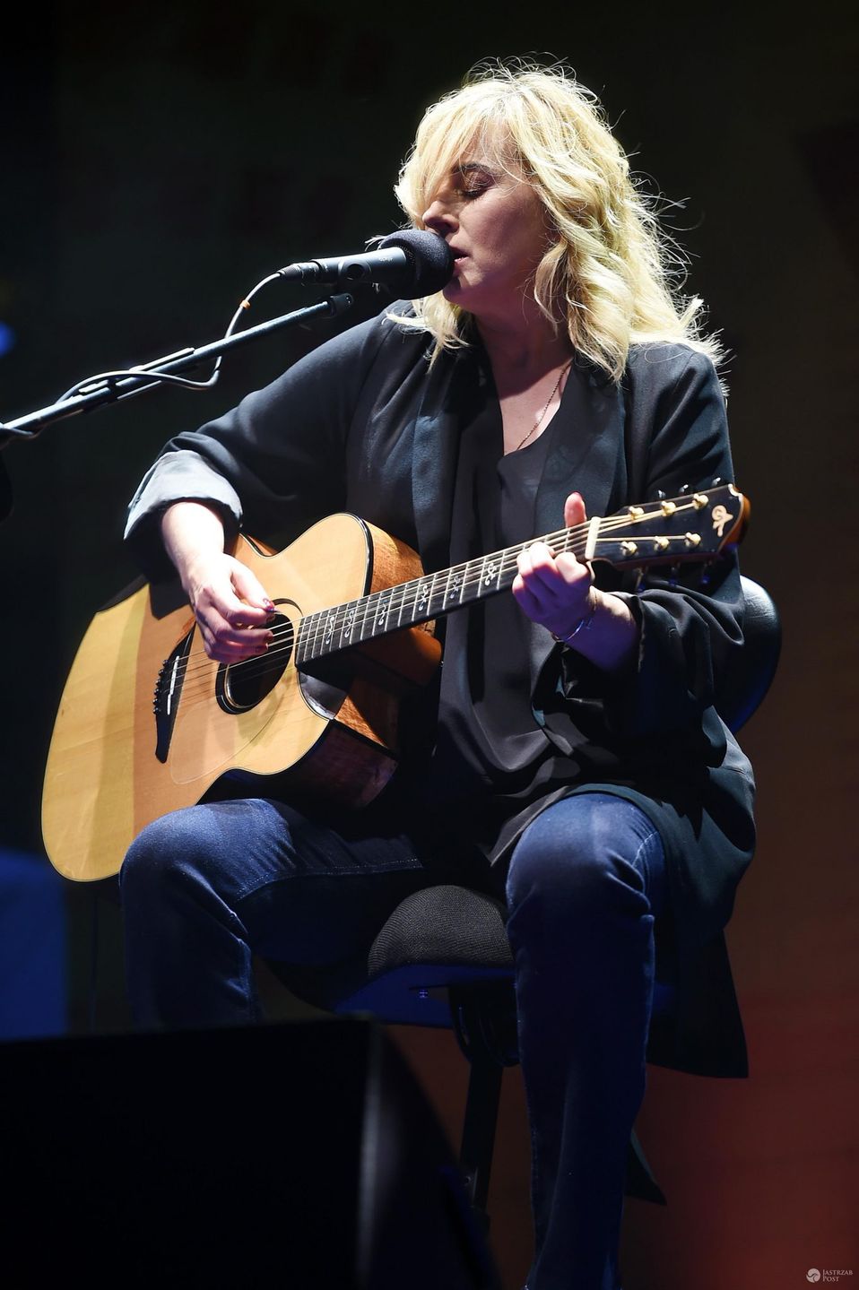 Edyta Bartosiewicz na gali zamknięcia Festiwalu w Międzyzdrojach 2017