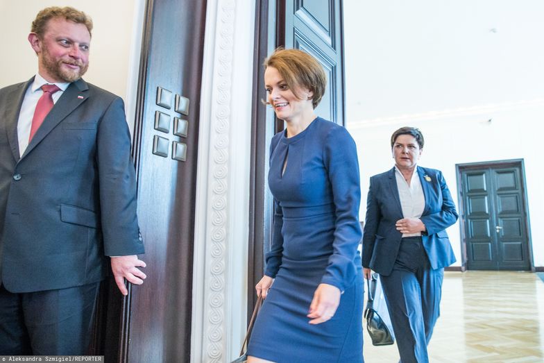 Wśród ministrów też nie brakuje frankowiczów. Kredyty we frankach mają m.in. Jadwiga Emilewicz (w środku) czy Łukasz Szumowski (z lewej)