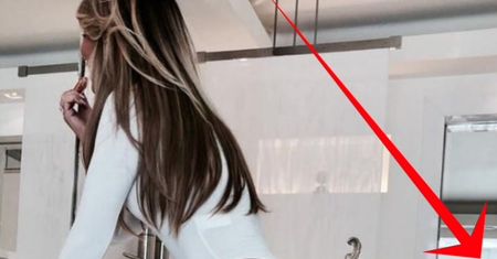 Odbicie w lustrze na zdjęciu Joanny Przetakiewicz zwróciło uwagę fanów