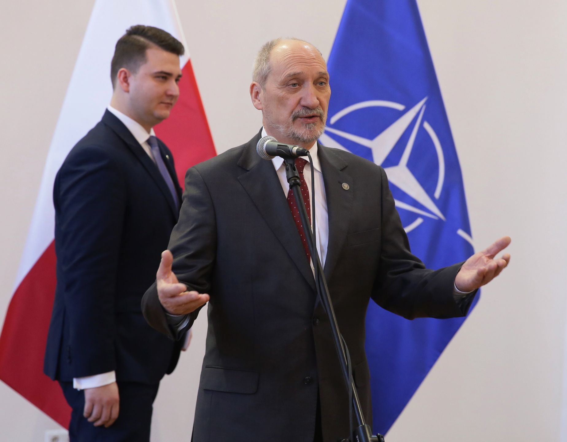 Antoni Macierewicz i Bartłomiej Misiewicz