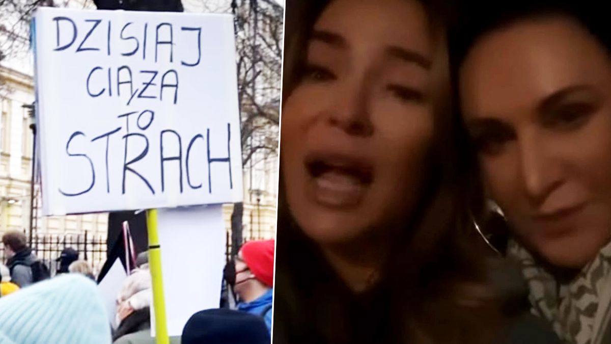 Kayah i Joanna Przetakiewicz razem na proteście. Szły ramię w ramię, skandując hasła w obronie kobiet