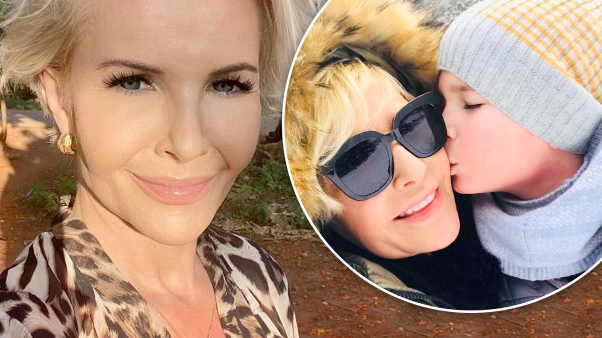 Joanna Racewicz z synem