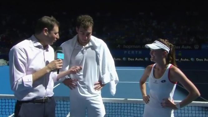 Agnieszka Radwańska i Jerzy Janowicz