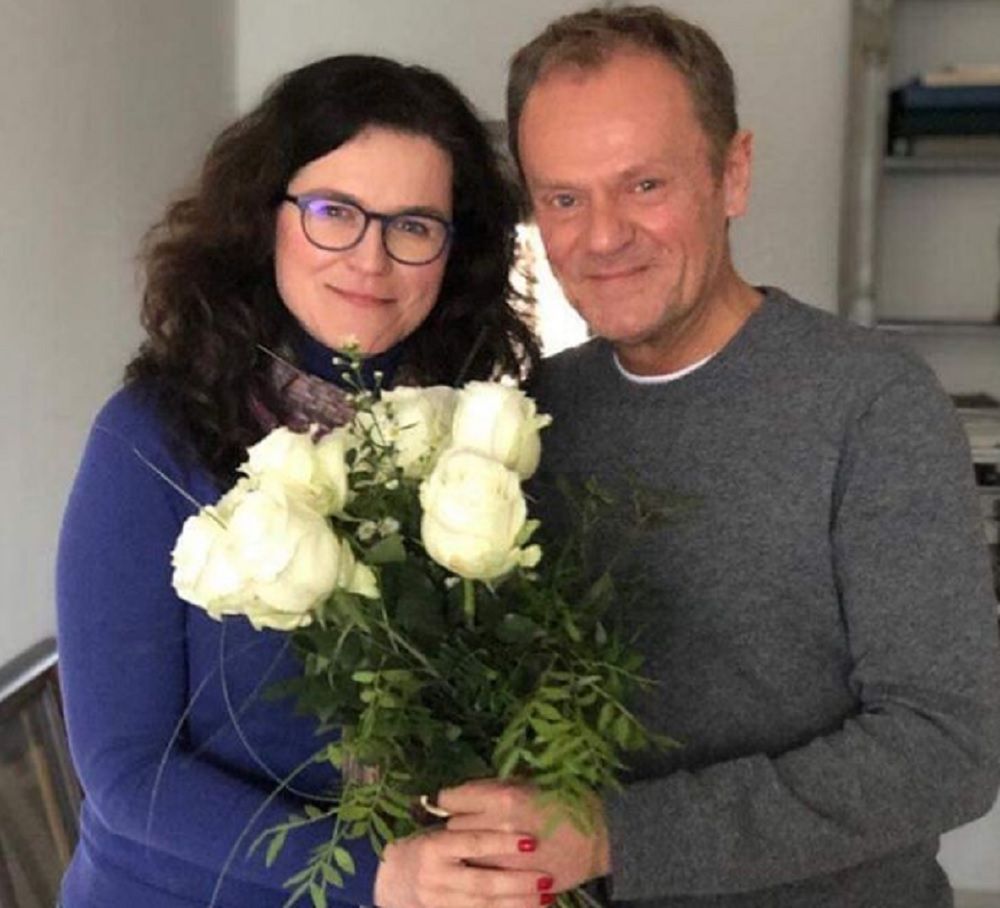 Aleksandra Dulkiewicz i Donald Tusk (zdjęcie z marca 2019).