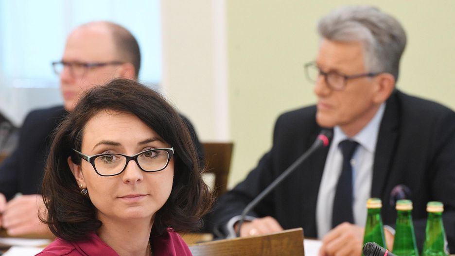Szefowa klubu Nowoczesnej podczas posiedzenia komisji sprawiedliwości.