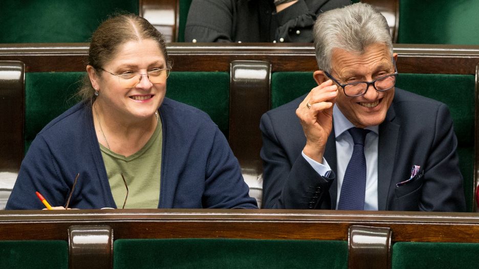 Sejm. Krystyna Pawłowicz i Stanisław Piotrowicz