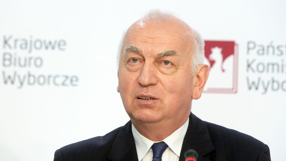 Przewodniczący PKW Wiesław Kozielewicz