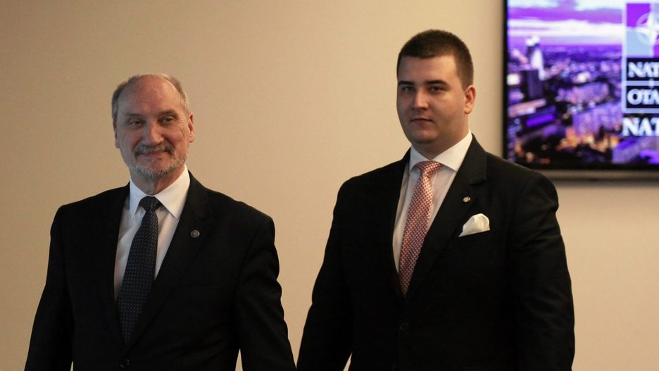 Antoni Macierewicz i Bartłomiej Misiewicz
