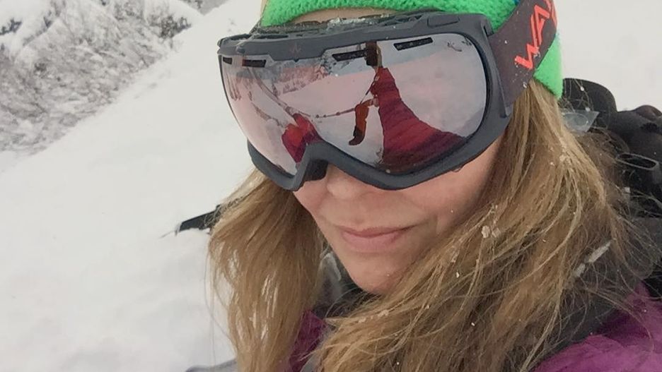 Dorota Naruszewicz spędza ferie zimowe w górach