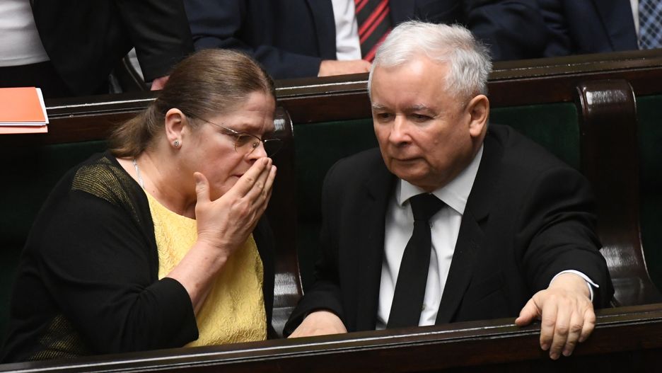 Krystyna Pawłowicz nie wyobraża sobie, że ktoś zastąpi prezesa PiS