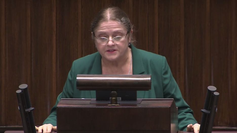 Krystyna Pawłowicz w Sejmie