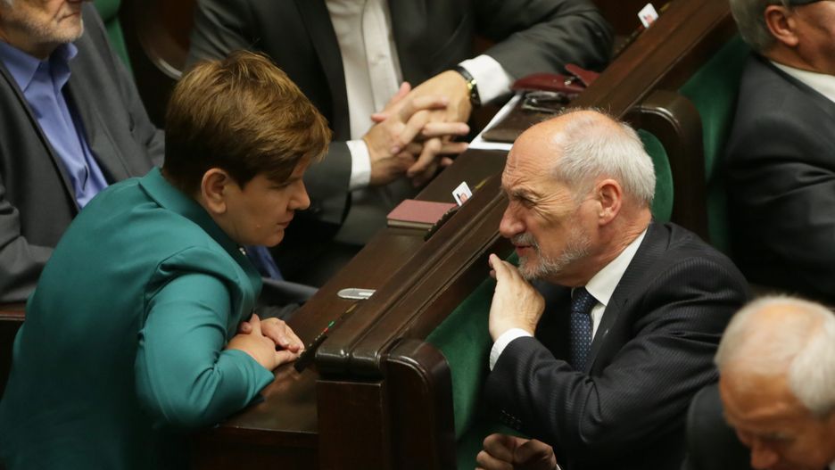 Beata Szydło i Antoni Macierewicz