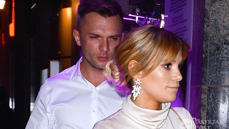 Maja Bohosiewicz z partnerem i ojcem dziecka