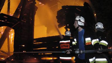 Akcja gaśnicza w Czarnowąsach