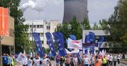 Demonstracja w Dąbrowie Górniczej. Pracownicy huty chcą cofnięcia decyzji
