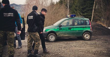 Ściął drzewo siekierą i przeszedł na nim do Polski. Irakijczyk zatrzymany na granicy