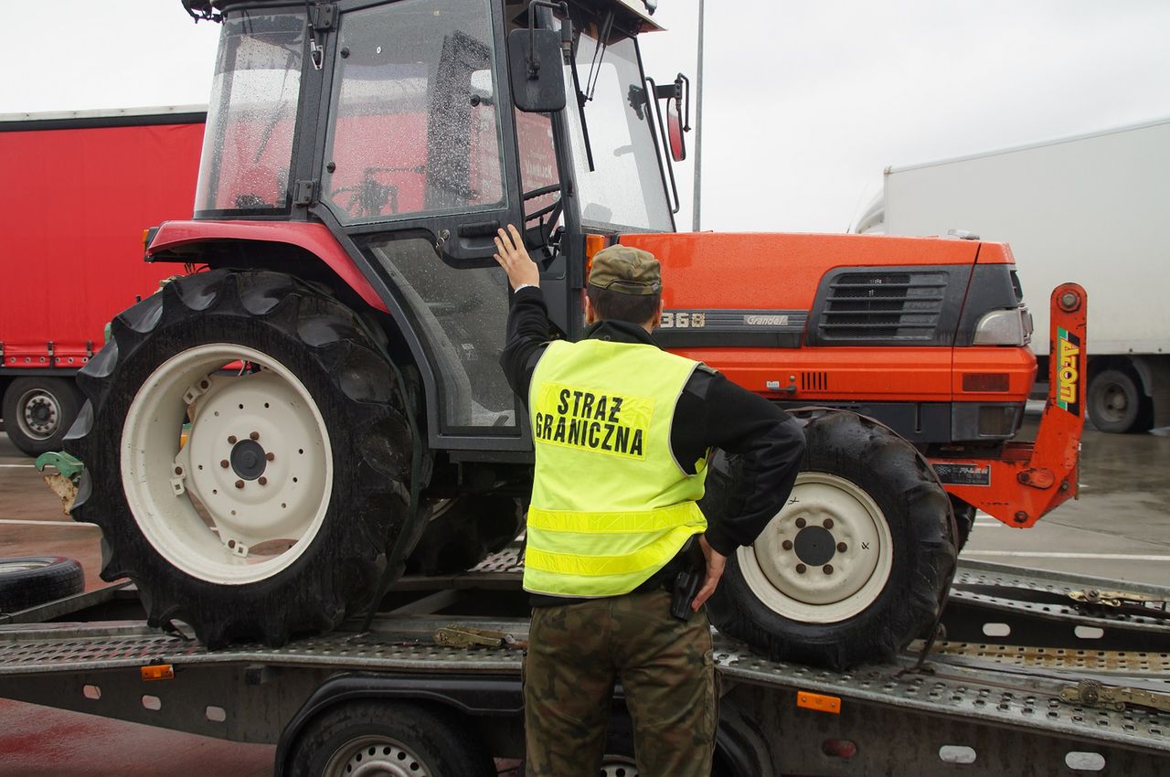 Wywoził z Polski traktor skradziony w Japonii