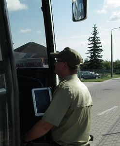 Rosyjski kierowca zatrzymany na granicy. Podczas kontroli schował się do toalety w autokarze