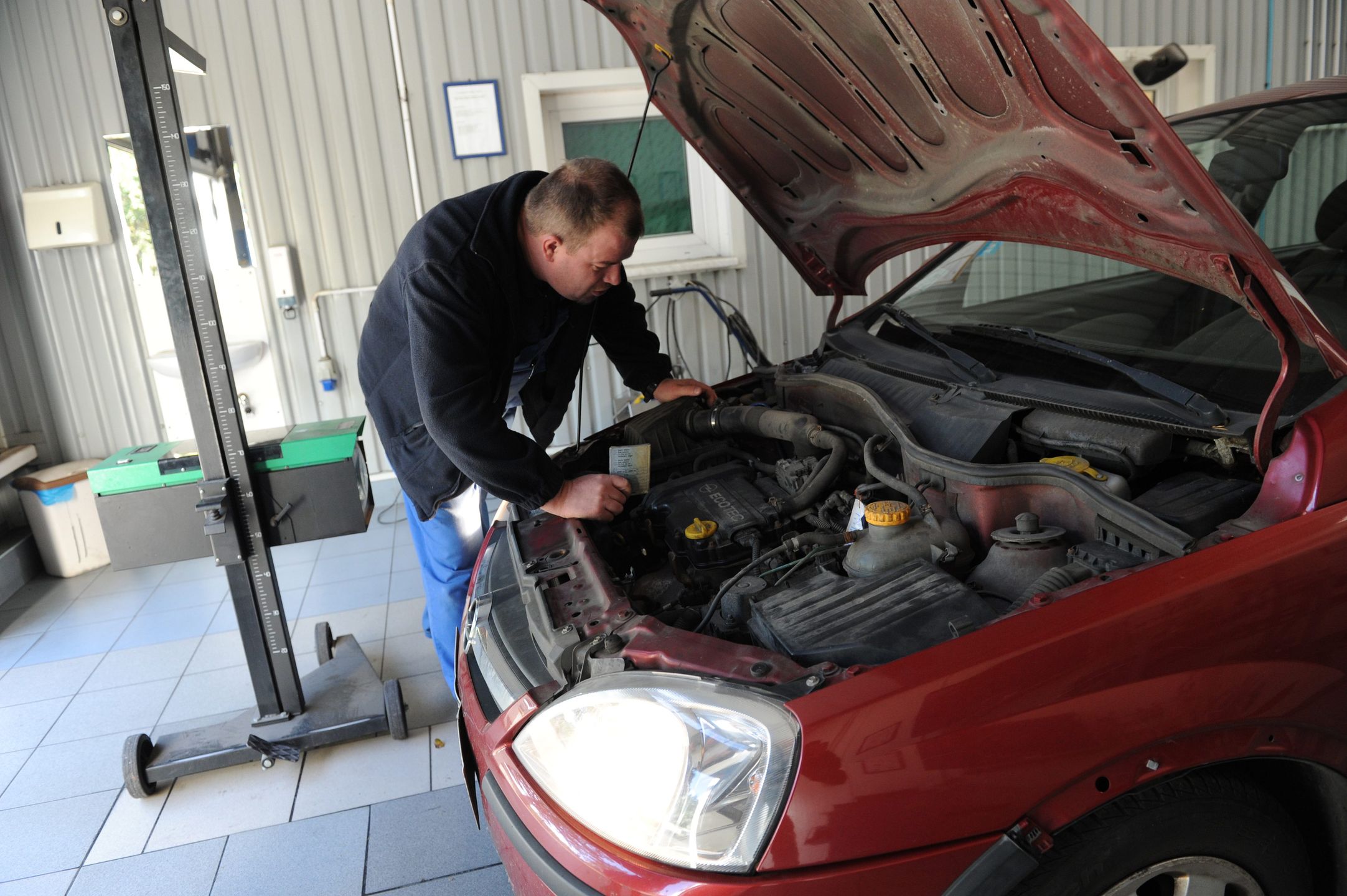 Badanie techniczne samochodu. 