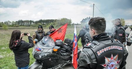 "Nocne Wilki" na polskiej granicy