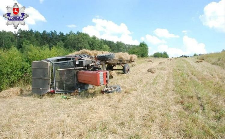 13-latek przygnieciony przez ciągnik. Kierował nim dziadek, mimo że miał zakaz sądowy