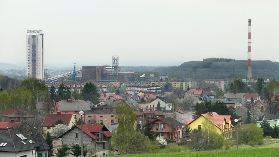 Kopalnia Węgla Kamiennego Ziemowit i hałda w Lędzinach